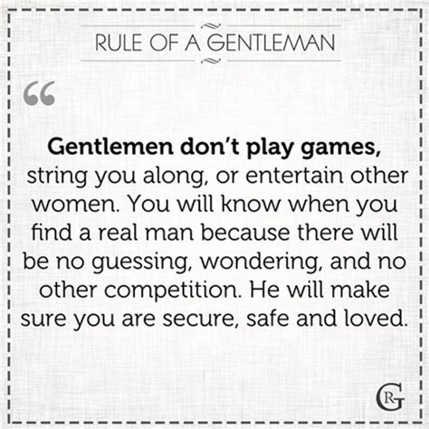 how to tell if youre dating a gentleman